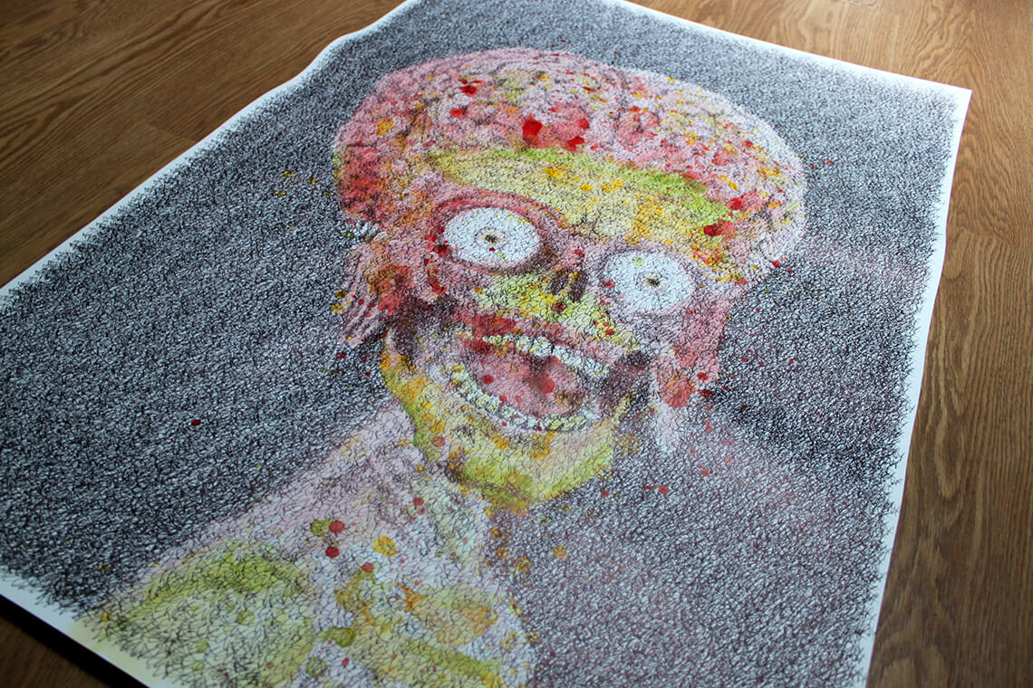 Dessin au stylo graffiti